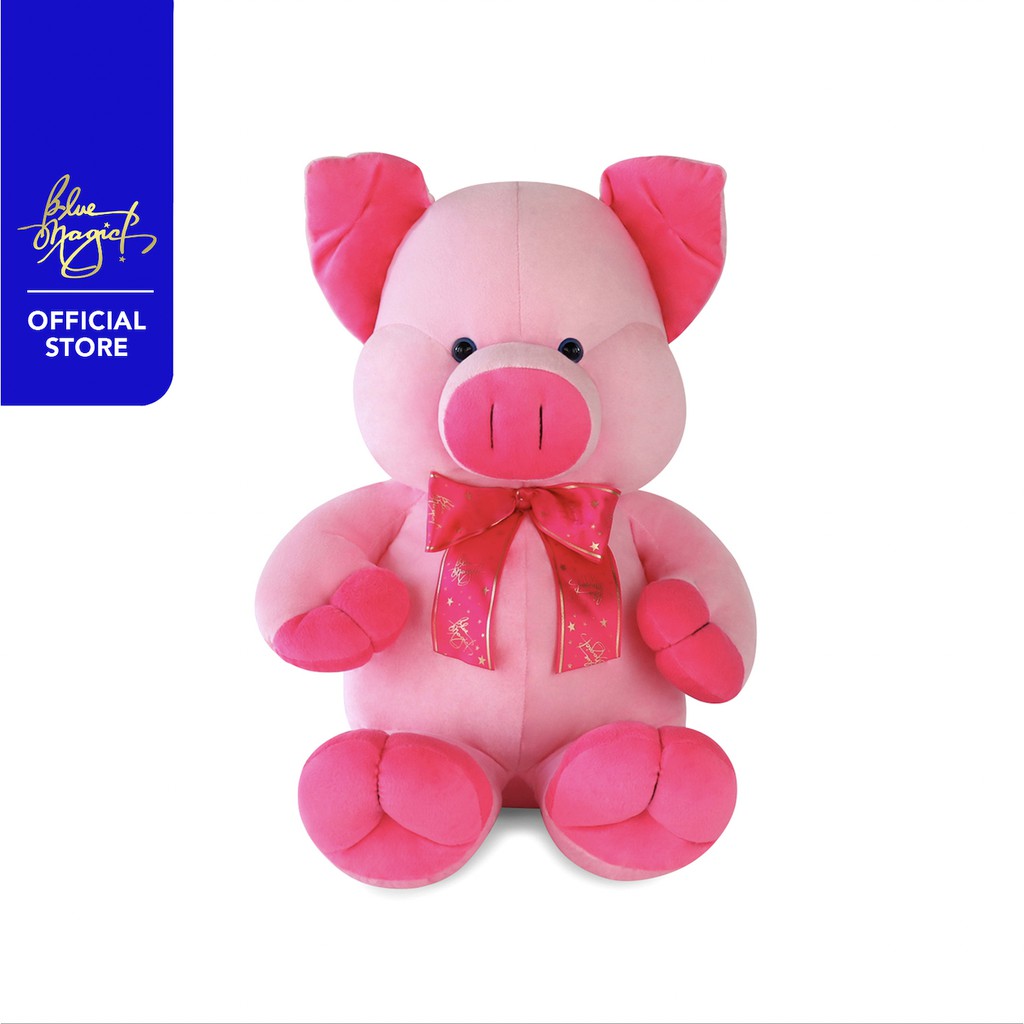 blue magic pig stuff toy