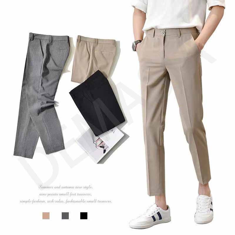 DS Men's Pants Korean Fashion Suit Pants Casual Trousers (COD