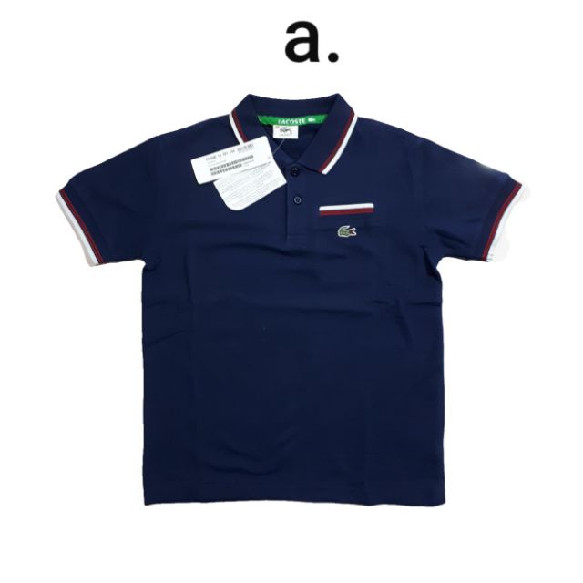 Children's lacoste 2024 polo shirts