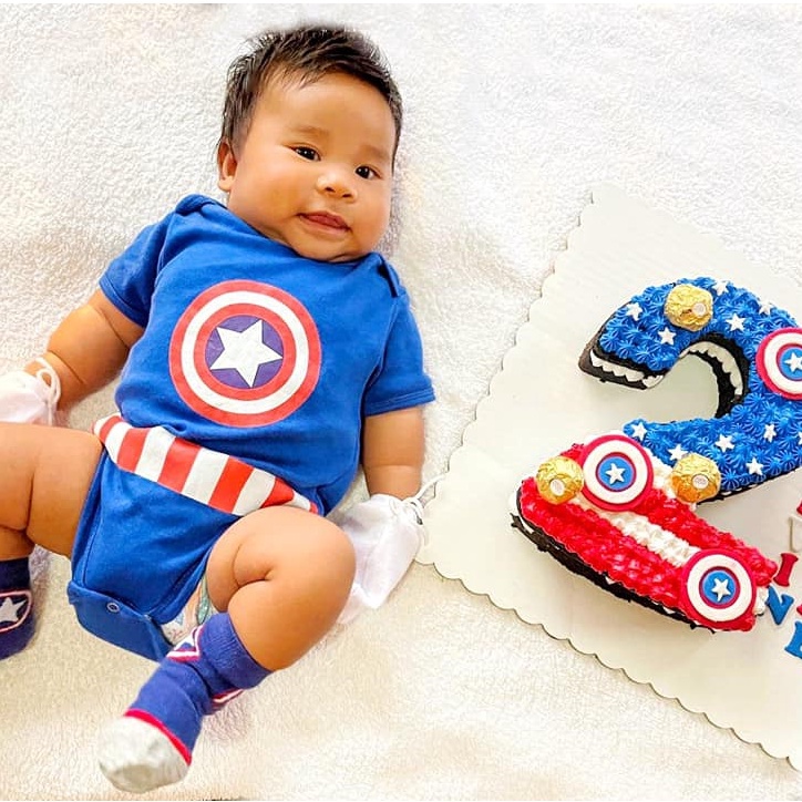 Marvel deals baby romper