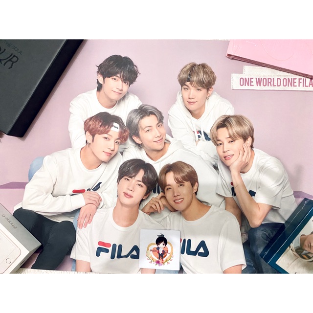 OFFICIAL FILA x BTS POSTER Shopee Philippines