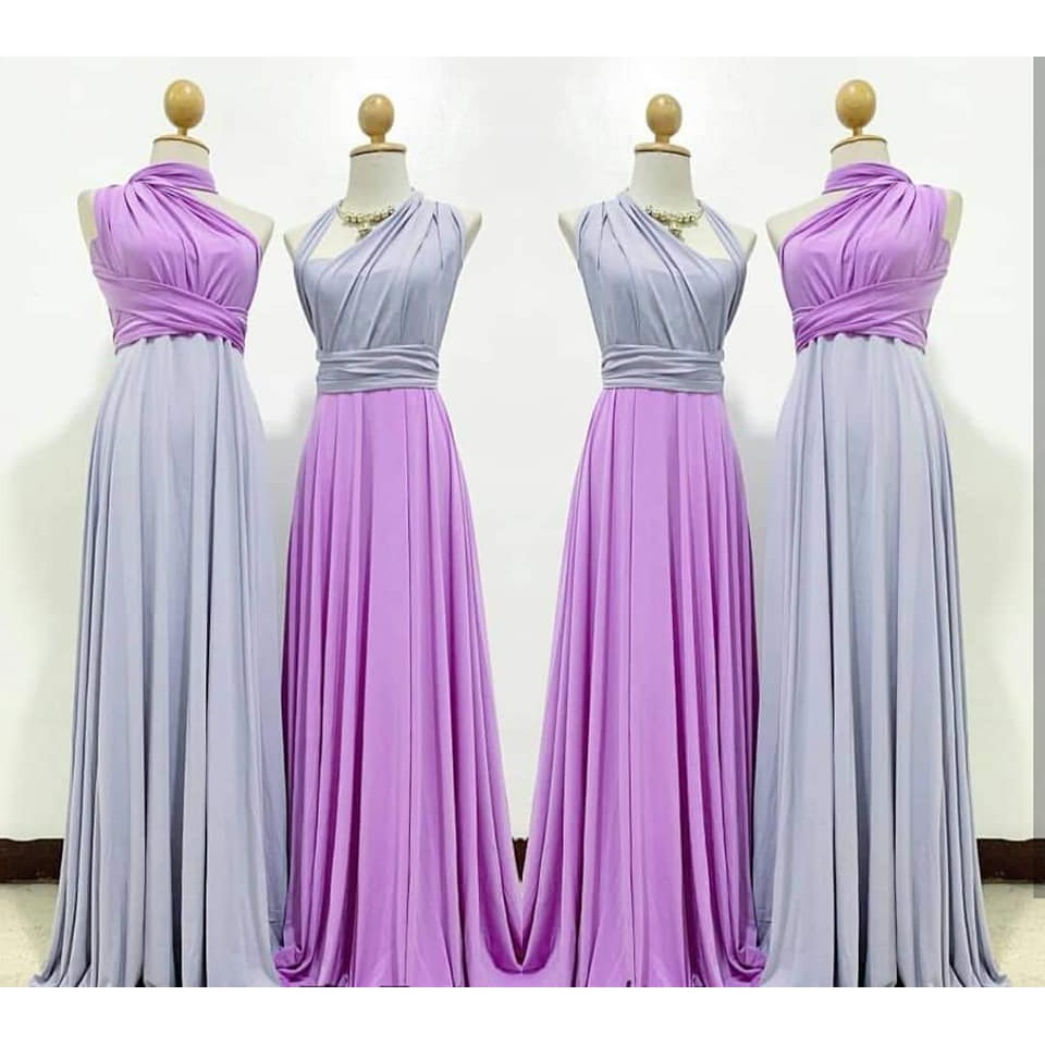 Two tone 2025 infinity dress