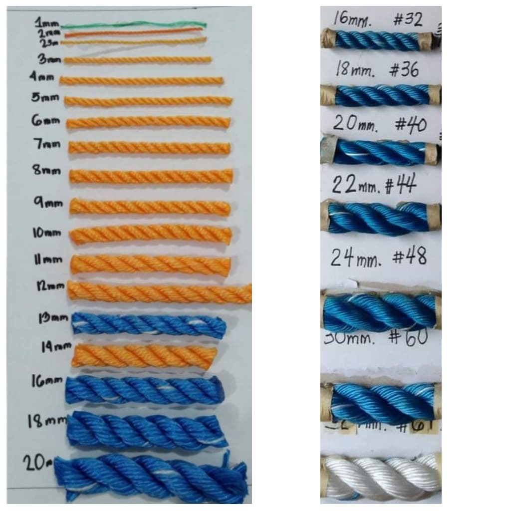 Small nylon clearance rope