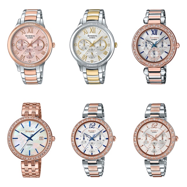 Casio sheen sales swarovski elements