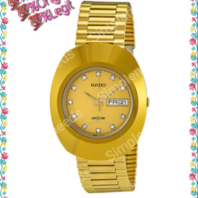 Rado gold 2025 watch price philippines