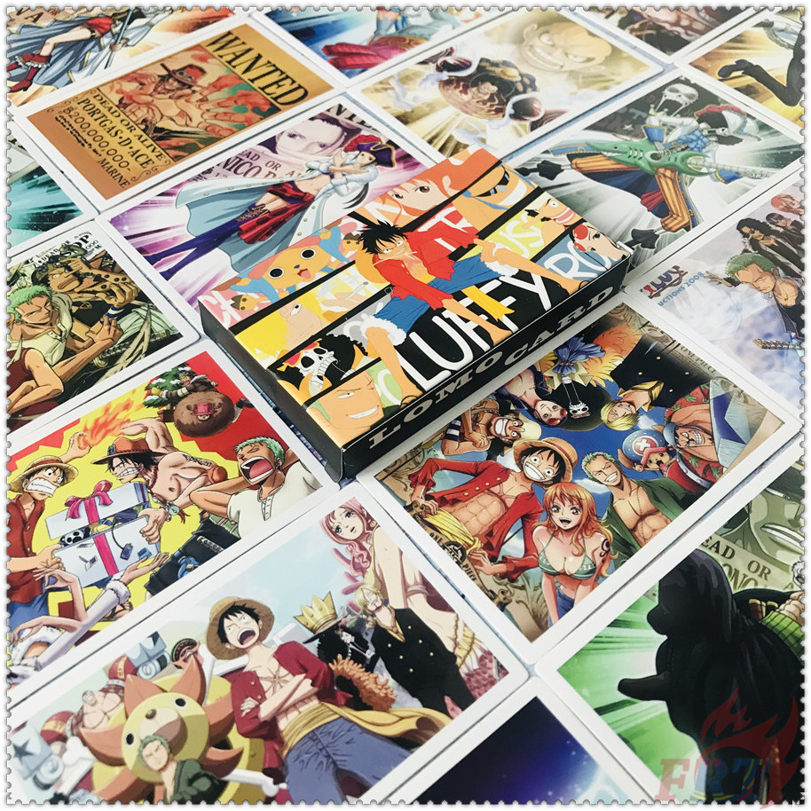 CBOSNF One Piece Lomo Cards 96pcs One Piece Wanted Poster Cartes