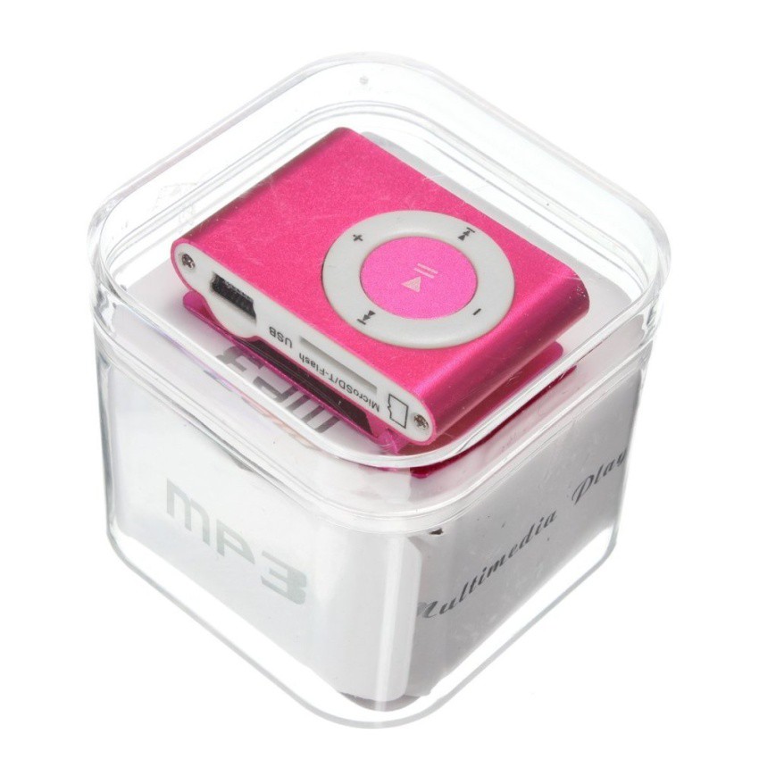 B&D Sport MP3 Player with Clip (Pink) | Shopee Philippines