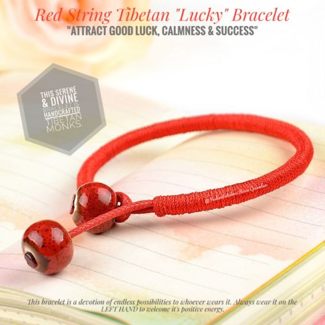 Lucky Tibetan Red String Bracelet