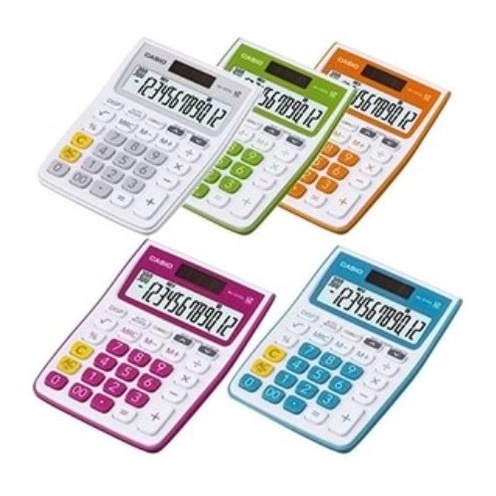 Casio Calculator Battery and Solar Operated MJ 12 VCb Clean Look