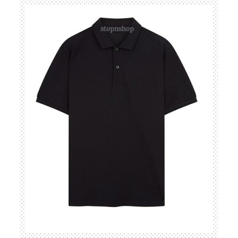 Plain black clearance polo