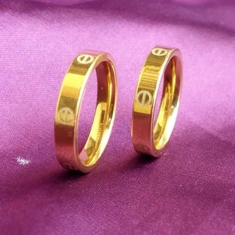 18k Gold Plated CartiEr Ring for Men Women