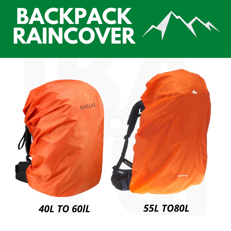 Decathlon backpack cheap rain cover