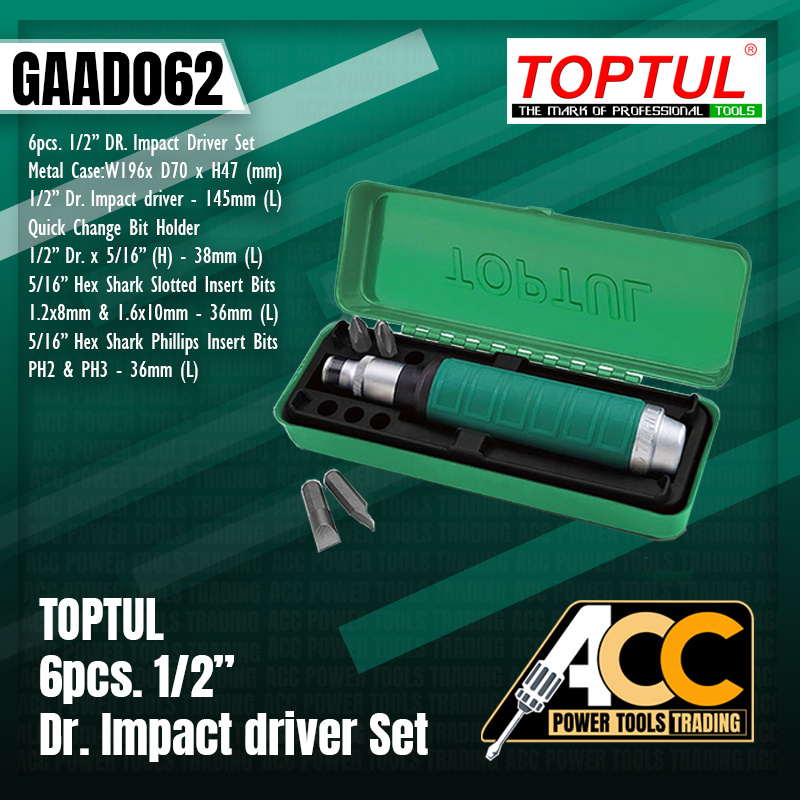 Toptul best sale impact driver