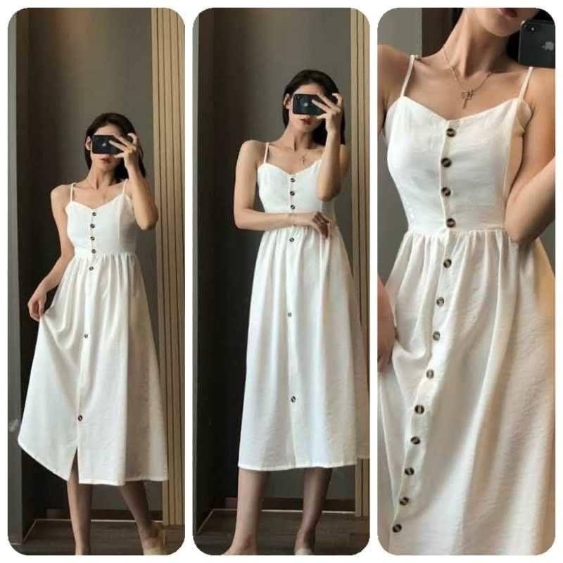 Button down hot sale dress sleeveless