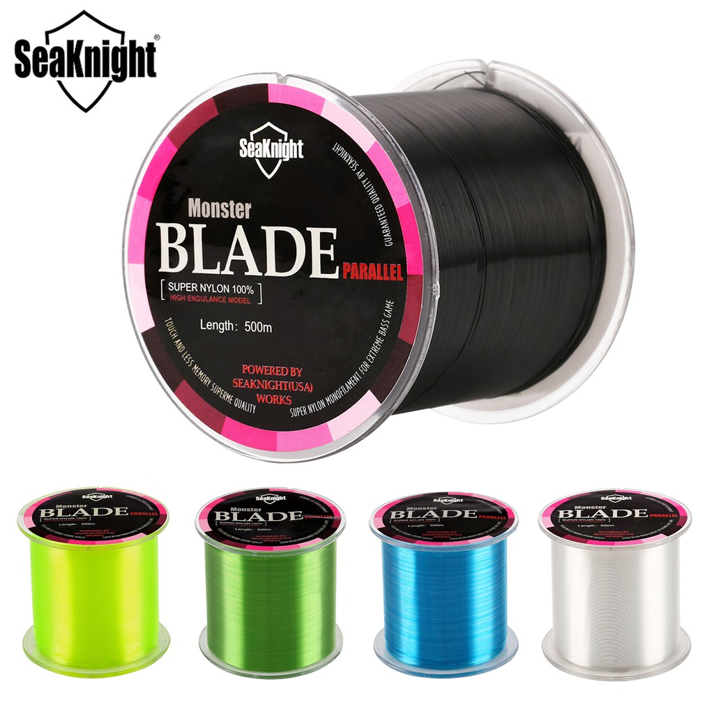 SeaKnight Nylon Fishing Line 500M Japanese Material Sea Fishing 2-35LB Monofilament  Fishing Wire Tackle 5 Colors