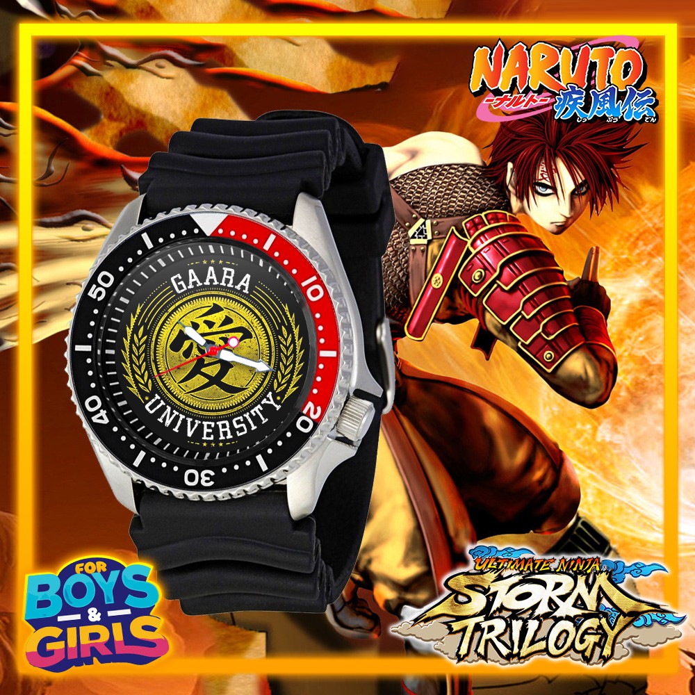 Gaara Emo Sand Naruto University Animax Anime Wrist Watch