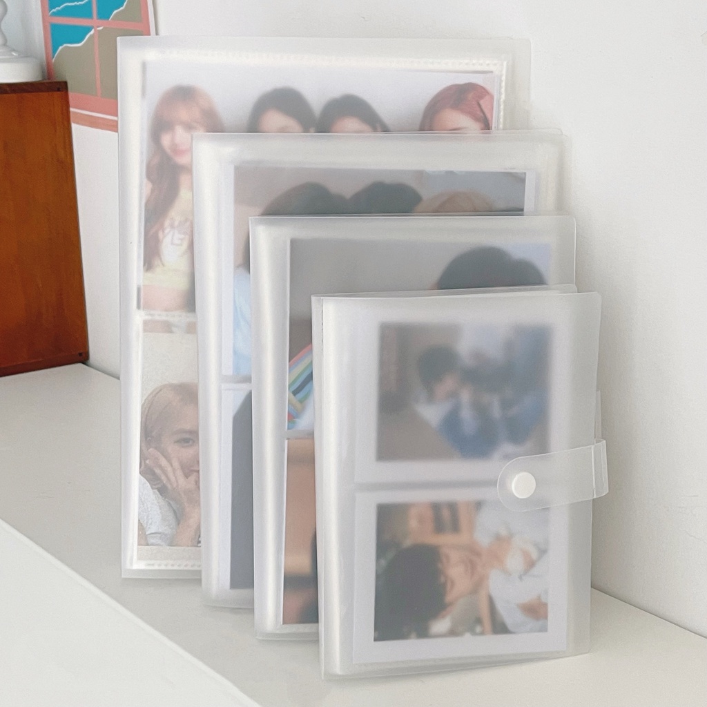 Maidston 41 Pcs Kpop Photocard Holder Book Suit 160 Pockets 3 inch Mini Photo Album White with Twinkling Star Photocard Binder 18 Sheets