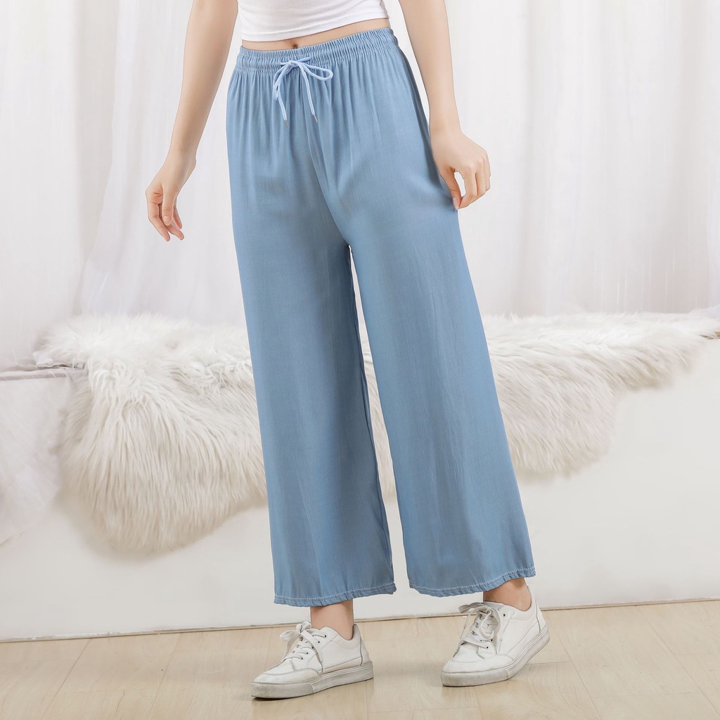 Ladies Soft Denim Square Pants/ Loose Pants