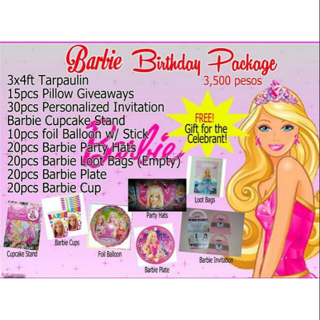 Birthday Package Barbie Shopee Philippines
