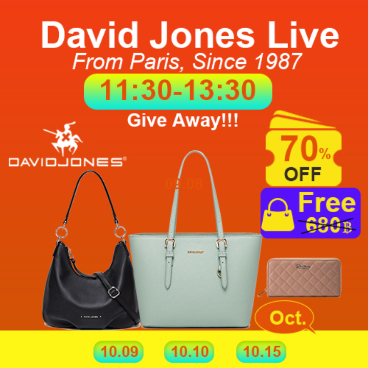 David Jones Handbags 2023 Fashion Crossbody Shoulder Bag Soft PU Leather  Clutch