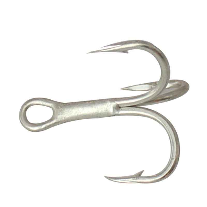 Treble Hooks, High Carbon Steel Size 10 Treble Fishing Hooks 10pcs