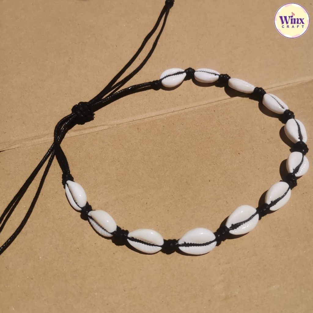 Shell choker sales and anklet