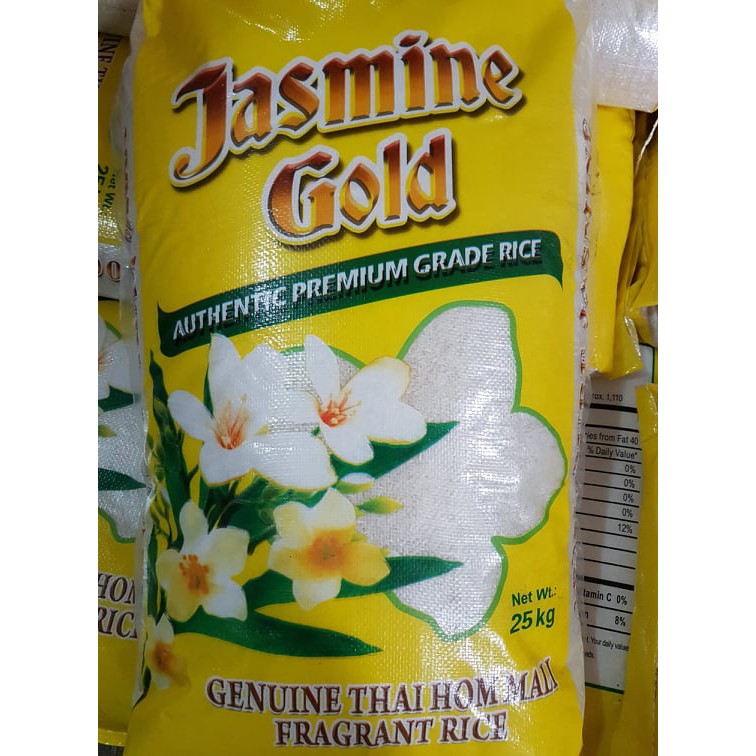 Jasmine Gold Genuine Thai Fragrant Rice (1 SACK 25 kilos) | Shopee  Philippines
