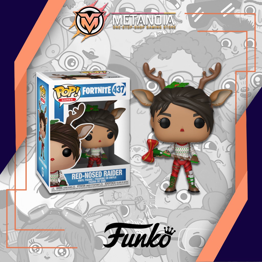 Red nosed raider store fortnite funko pop