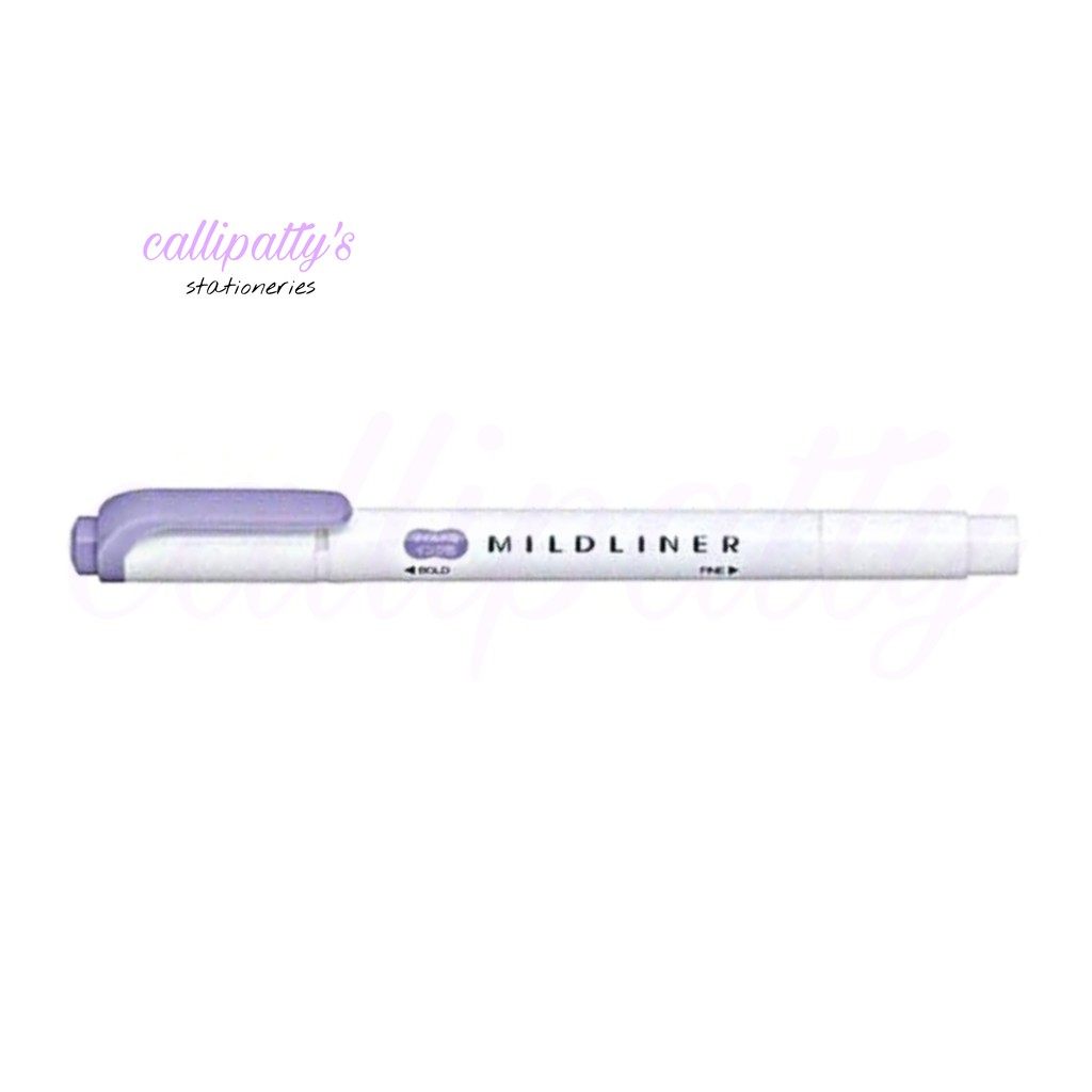 Zebra Mildliner MILD VIOLET Double-Ended Highlighter (WKT7-MVI