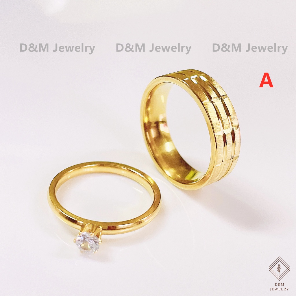 Gold promise rings clearance for couples