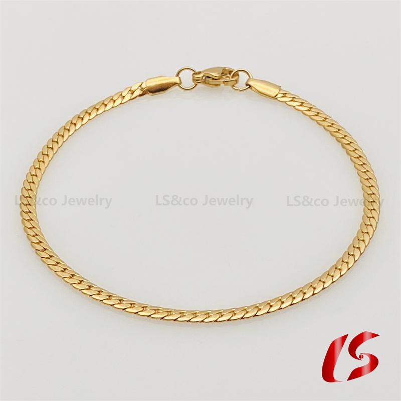 Unisex store gold bracelet