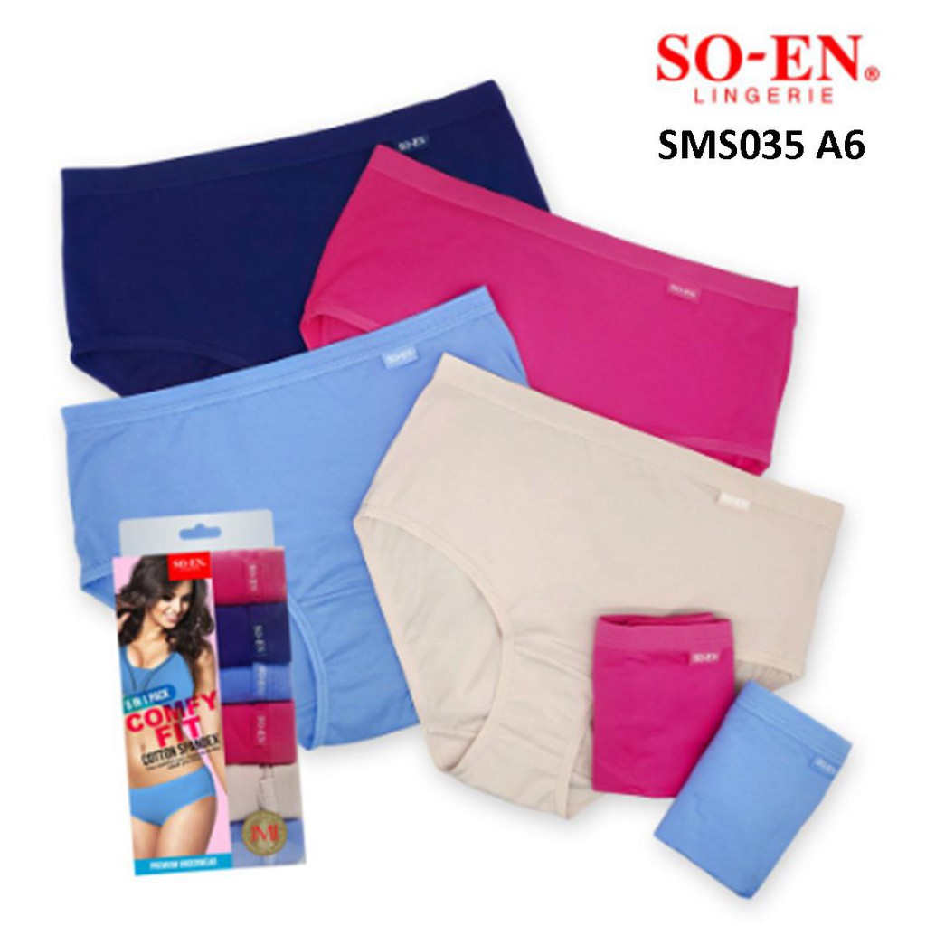 SO-EN SM semi panty for ladies (6pcs. or 12 pcs.) - RANDOM