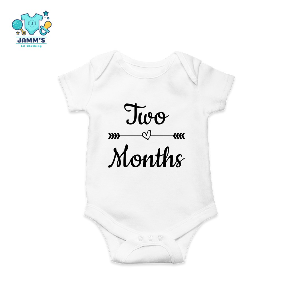 Milestone onesies for store boy