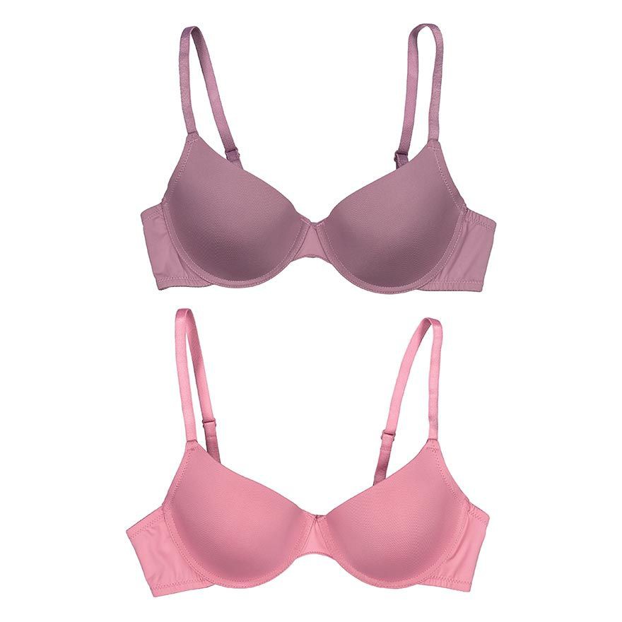 BENCH/ 2-In-1 Push-Up Bra - Pink / Lavander