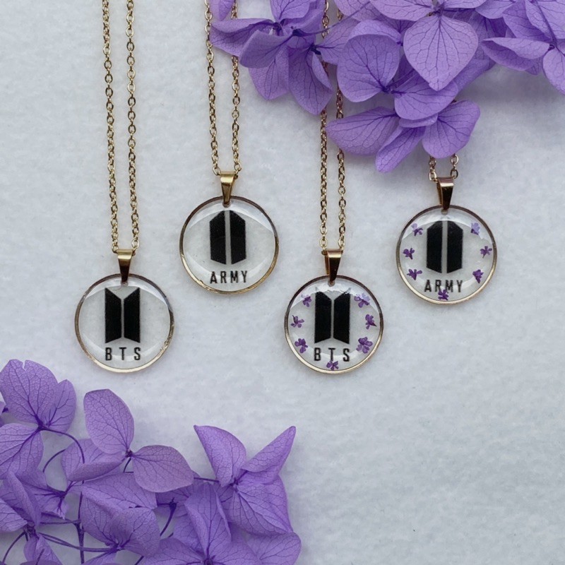 Bts hot sale necklace army