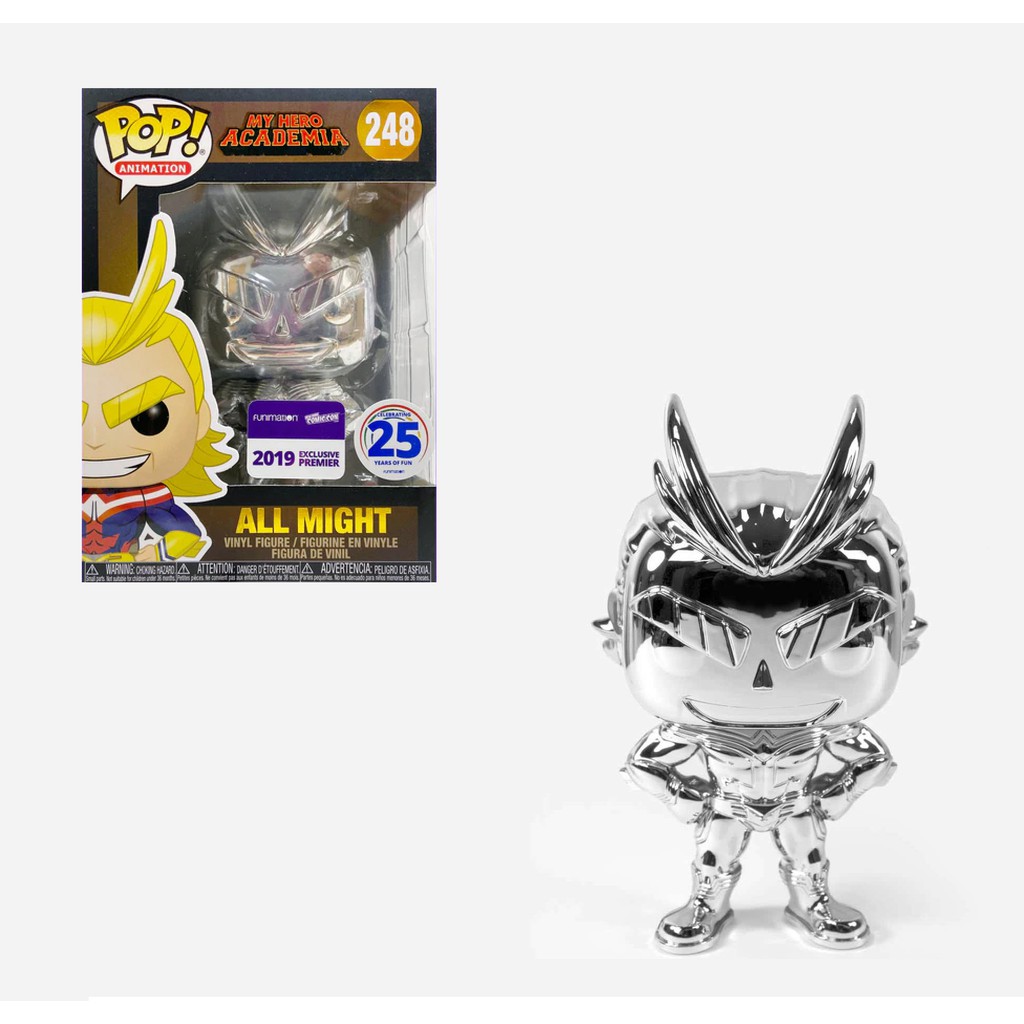 Chrome all might clearance funko pop