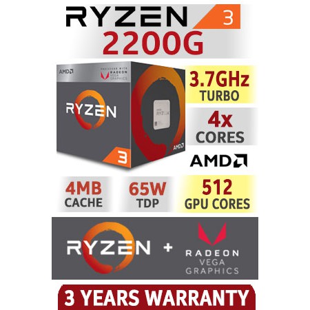 Tdp ryzen 3 2200g hot sale