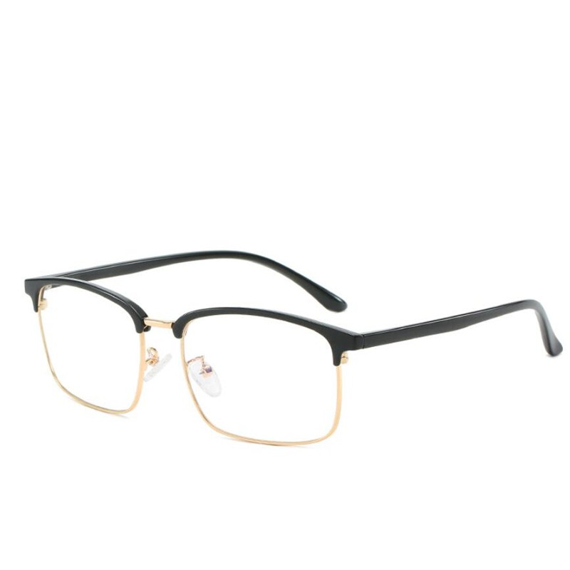 Half frame cheap square glasses