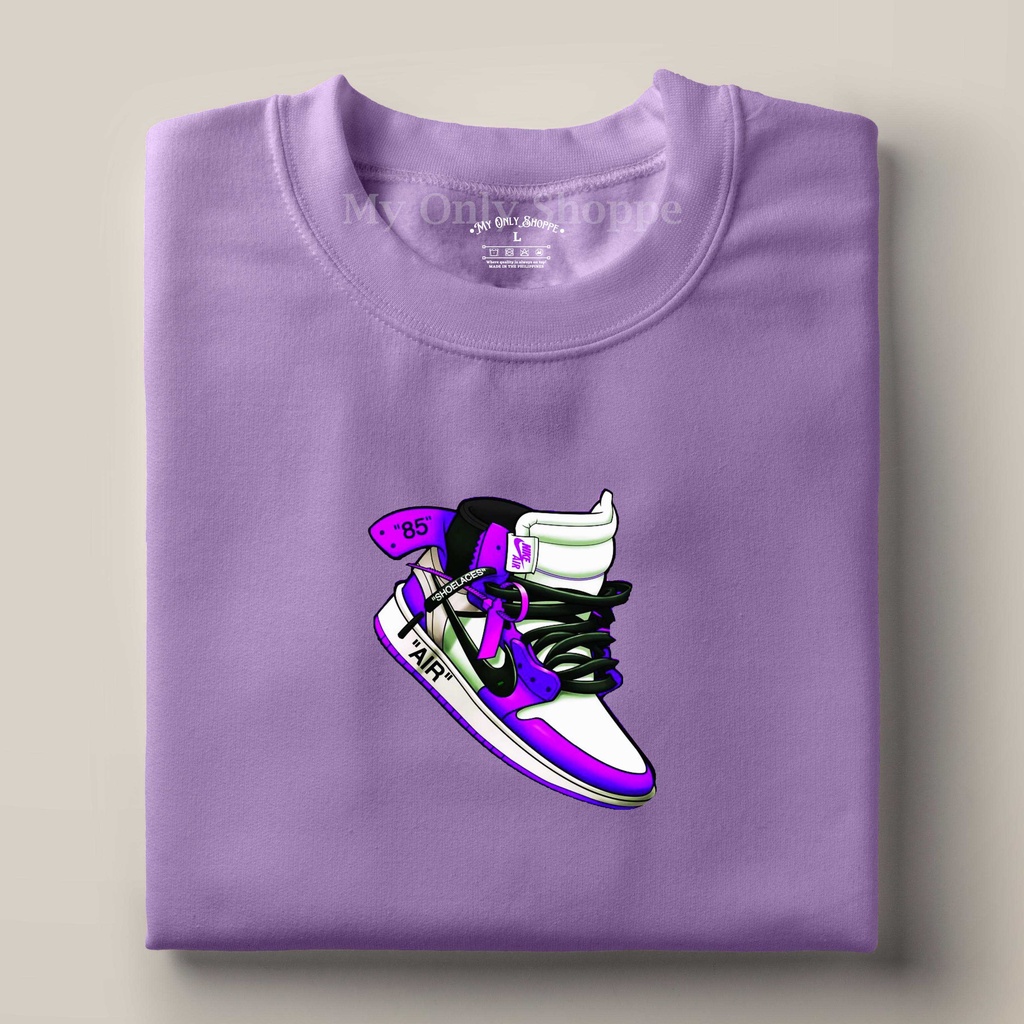 Sneaker Tshirt Minimalist Jordan 1 T-shirt Shoes Tee J1 Off White My Only  Shoppe