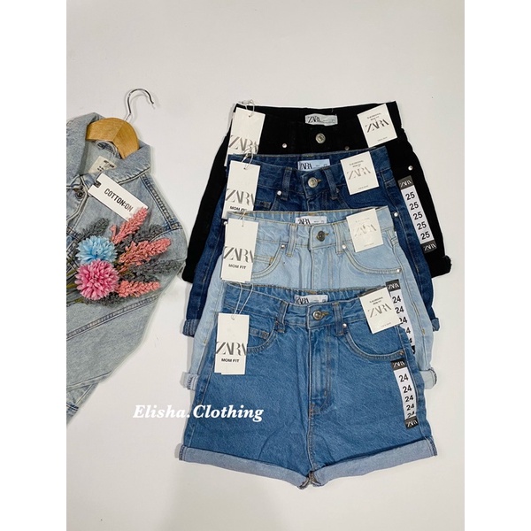 Mom hotsell shorts zara