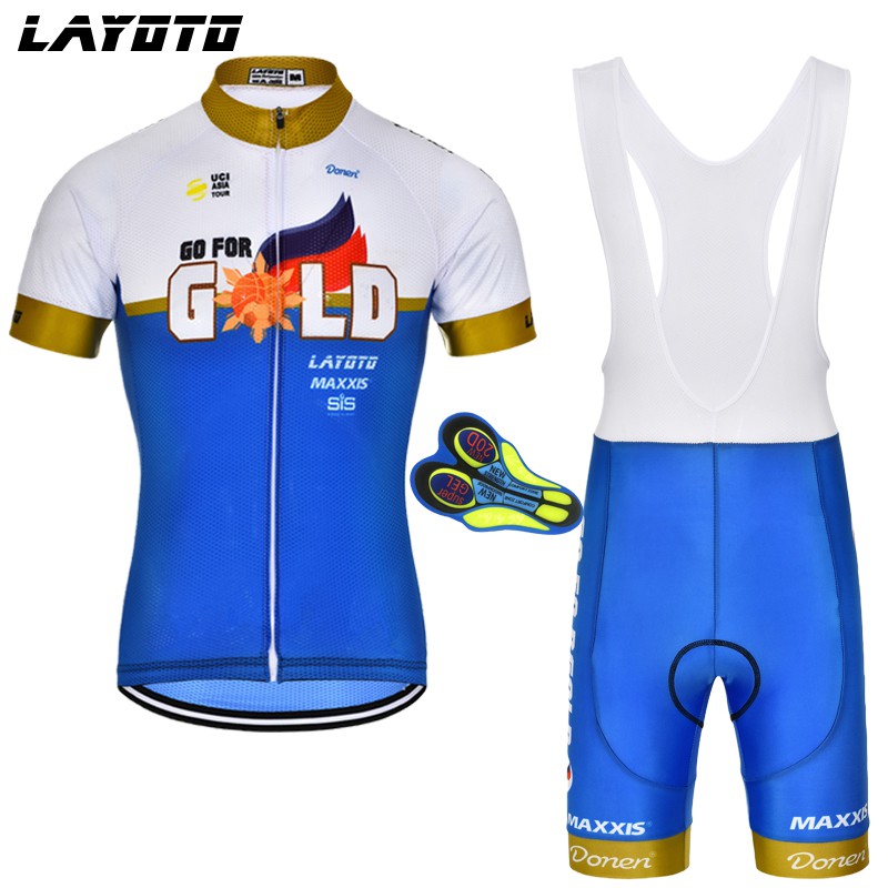 LAYOTO (Powerband) Men Pilipinas Cycling Jersey Cycling Bib Pants