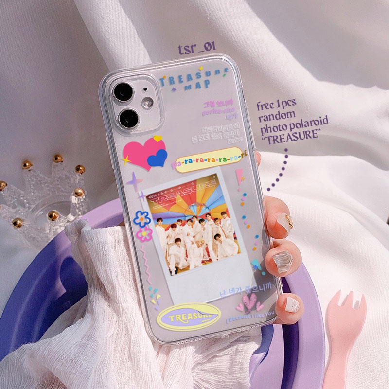 Custom Case for Polaroid TREASURE DARARI KPOP Casing Softcase for Iphone or  Android Anticrack/Clearcase