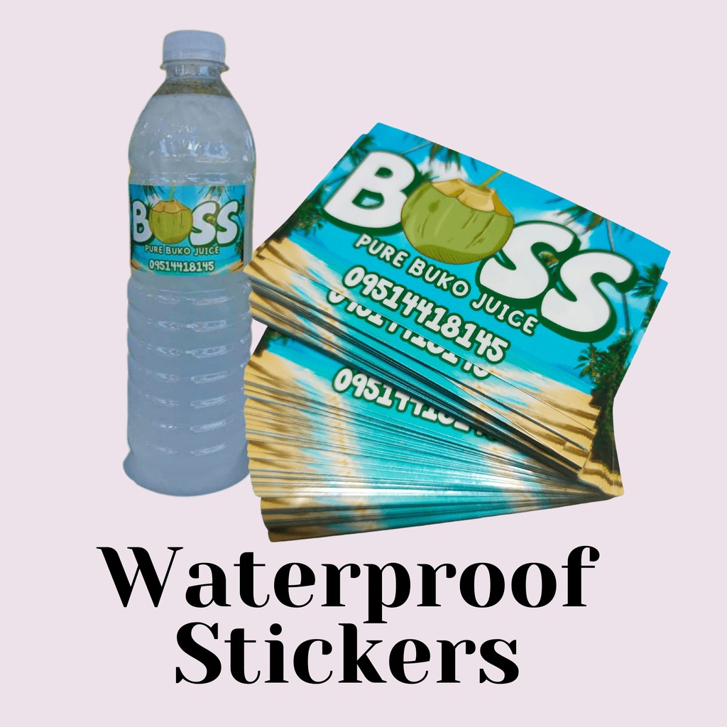 Waterproof stickers on sale