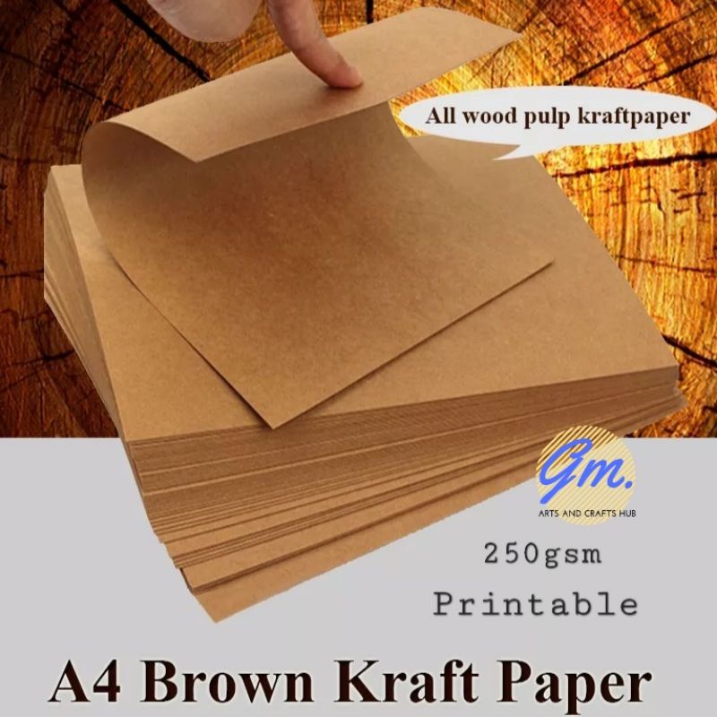 The Paper Studio 100 Sheets Brown Cardstock Paper NEW