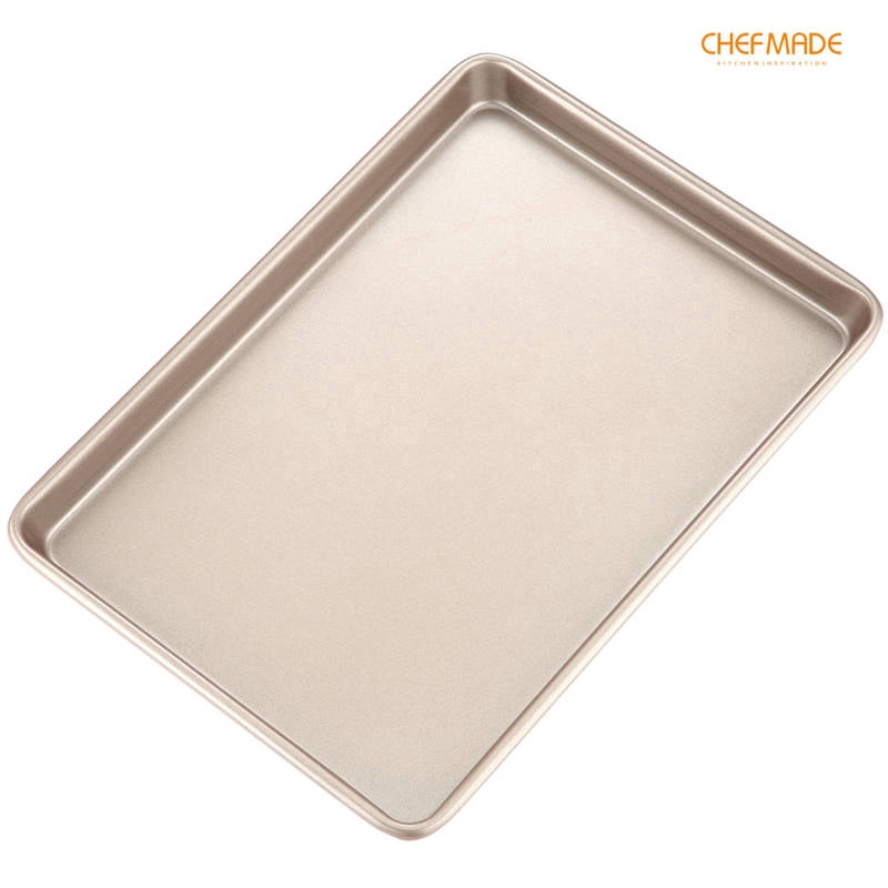 CHEFMADE Rectangular Cake Pan, Nonstick 10.8 Inch Oblong Cake Pan, 7 x  10.8, Set of 2