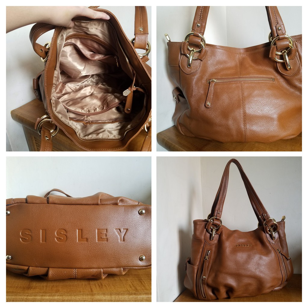 Sisley 2025 leather bag