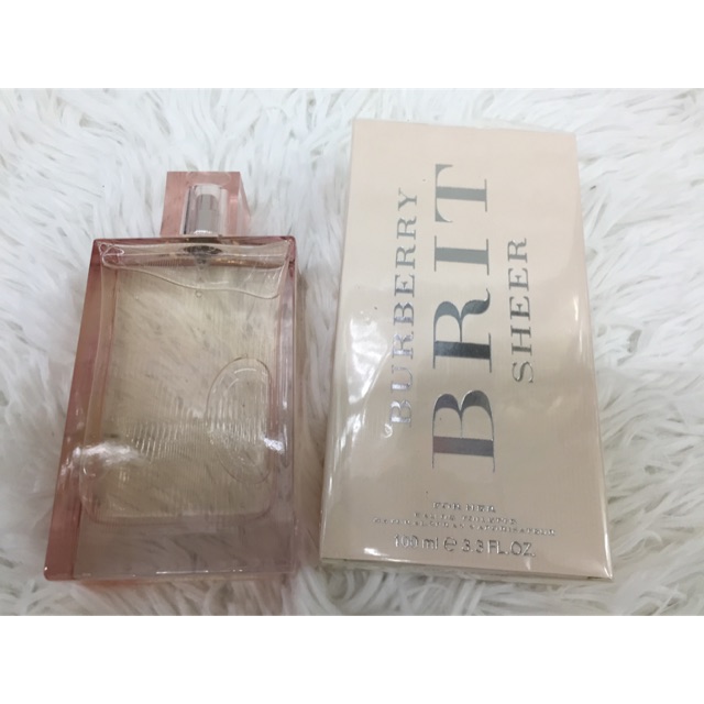 Burberry brit hot sale sheer tester