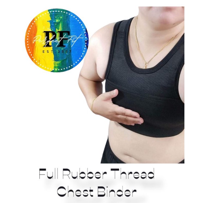 Chest binder full rubber breathable breast binder for lesbian and transman  corsets