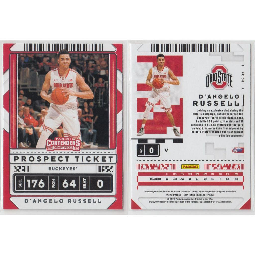 Kevin Durant 2020-21 Contenders Draft Picks Prospect Ticket Card