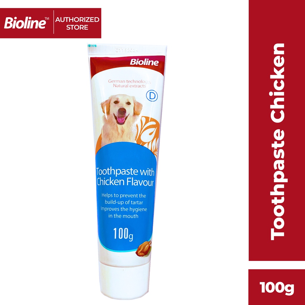 Chicken flavoured 2025 dog toothpaste